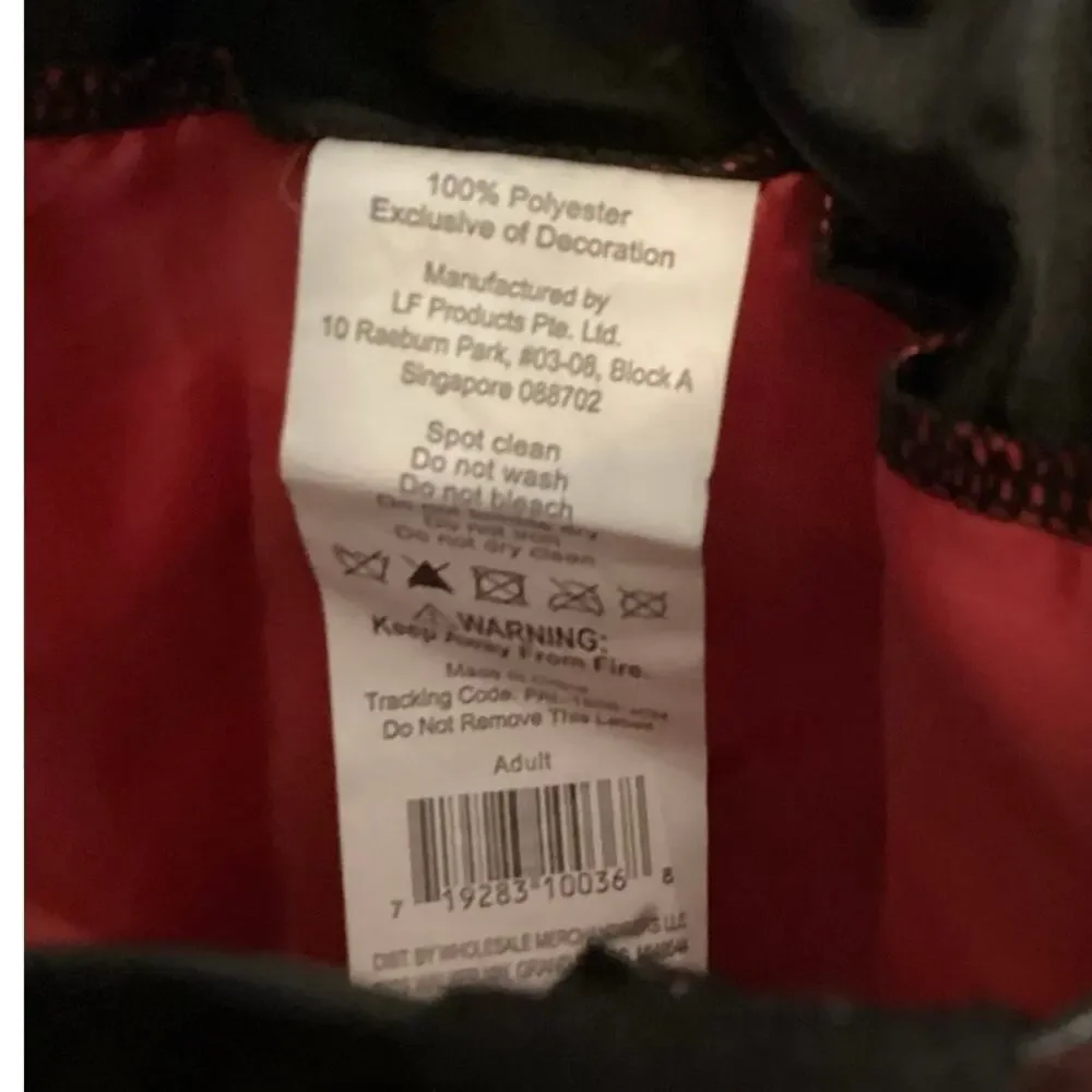 Pirate Tutu Red and Black Costume Skirt Sz Adult